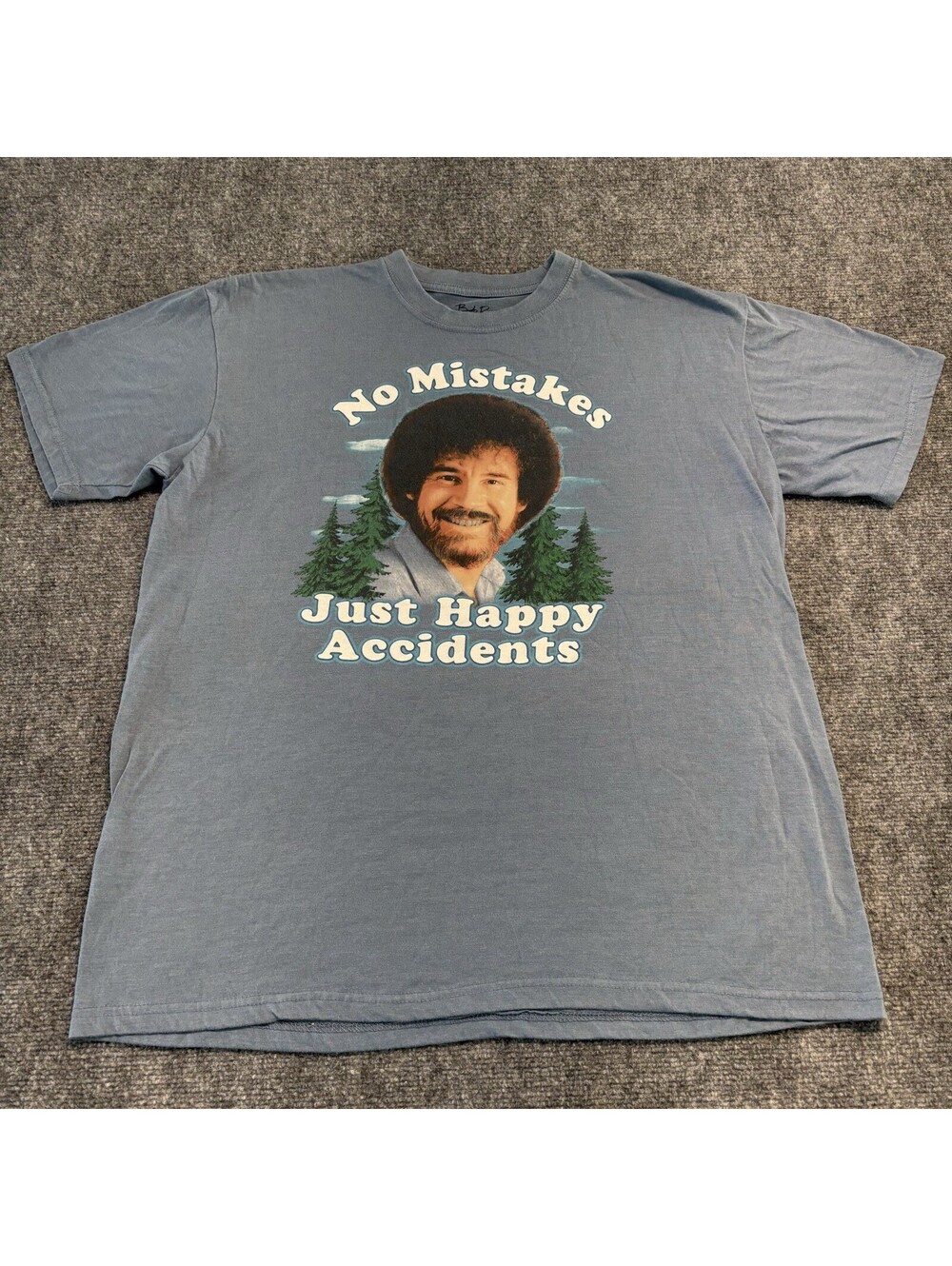 Bob Ross No Mistakes Just Happy Accidents XL T-Shirt 0491